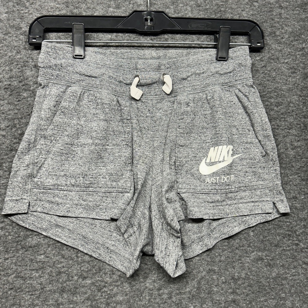 Nike Womens XS Gray Athletic Gym Training‎ Running Shorts Just Do It